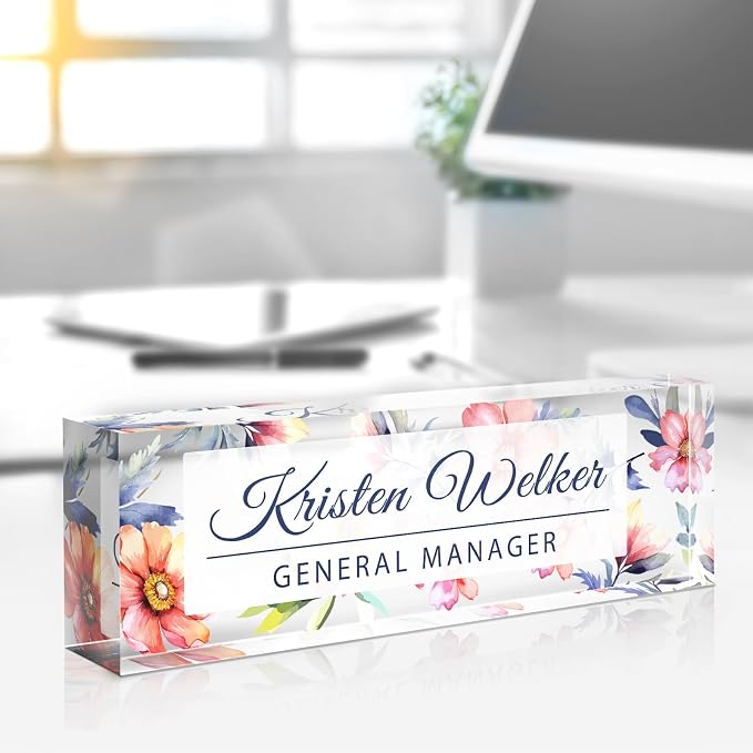 Custom Name Plate for Desk - Image 3