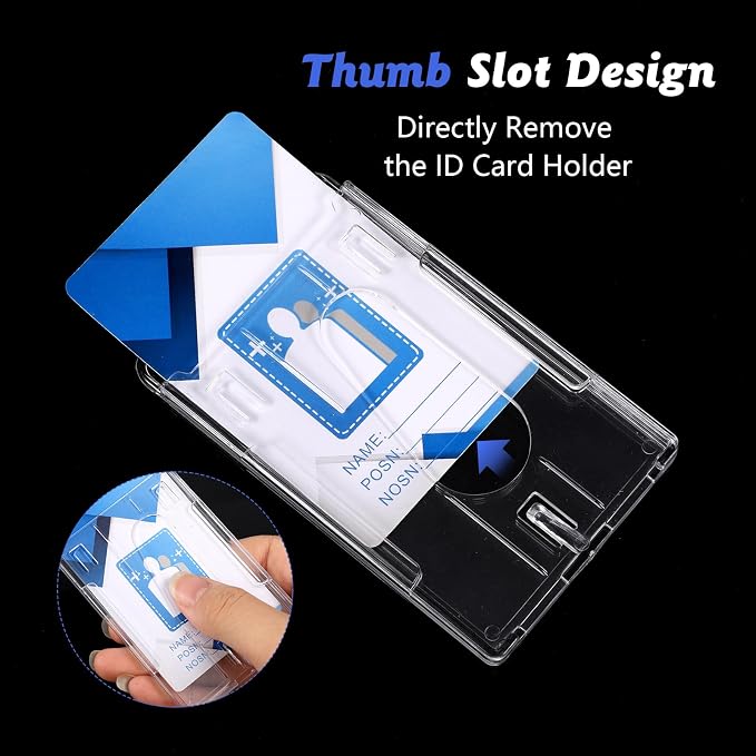 2 Set Badge Holder Retractable Clip Heavy Duty Reels - Image 2