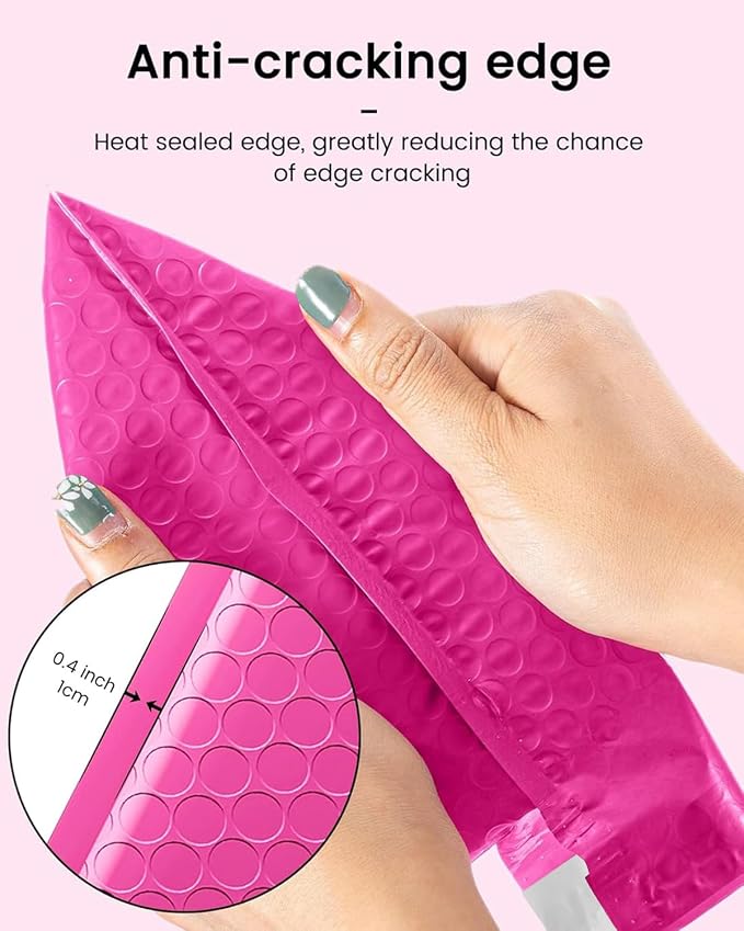 GSSSUSA Bubble Mailers 4x8 Inch 50 Pack Padded Envelopes Usable Size 4x7 Inch - Image 5