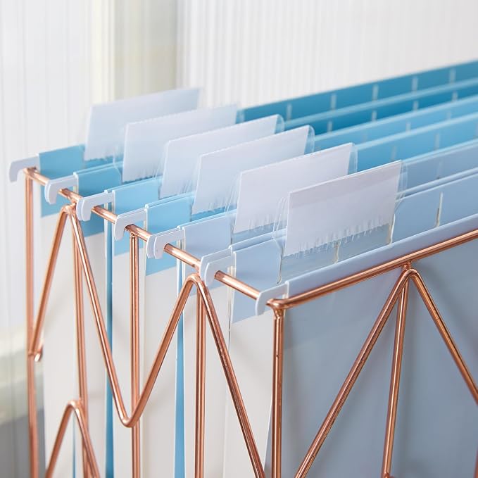 Y YOMA 6 Pack Gradient Hanging File Folders Letter Size Decorative Hanging - Image 6