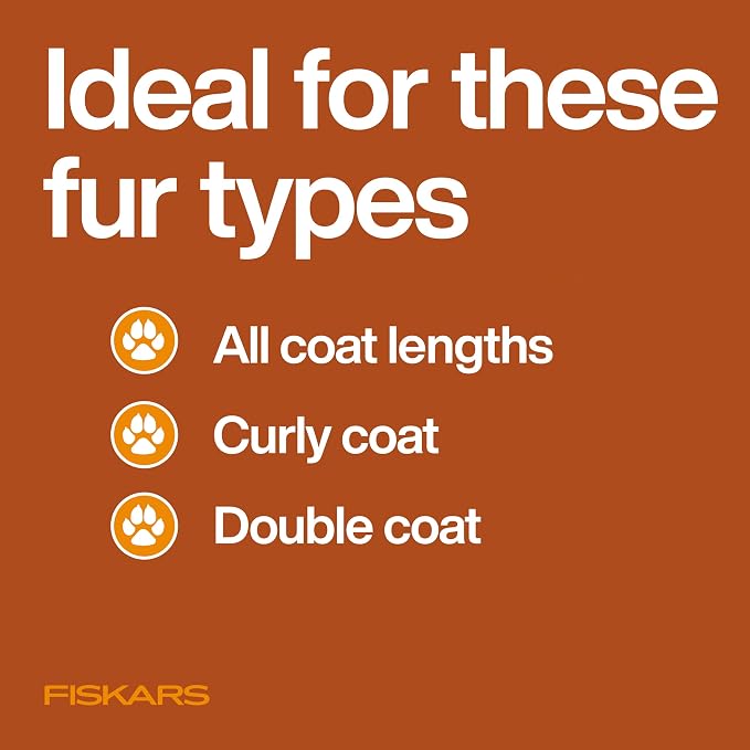 Fiskars Pet, Dog & Cat Grooming Scissors, Rounded Tips & SoftGrip Handle - Image 10