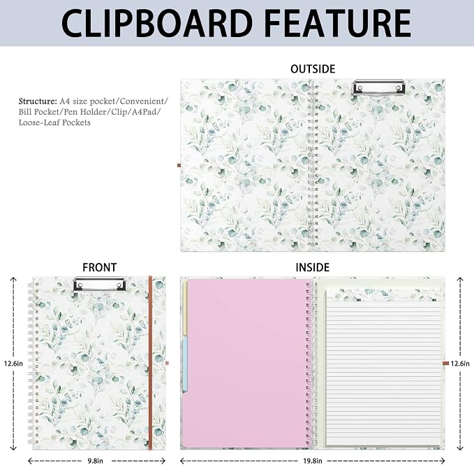 Rimilak Spiral Clipboard Folio - Image 2