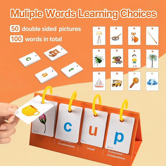 Alened Phonics Flash Cards for Kids 3-8, Sight Words Flash Cards for - Image 5