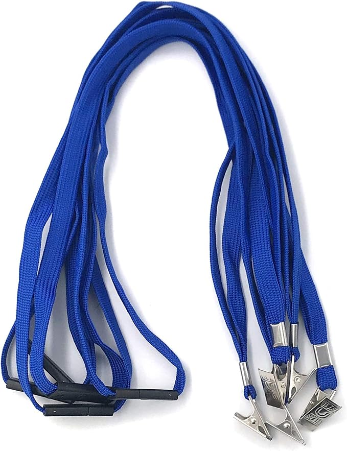 Beebel Blue Lanyards 50 Pack Breakaway Lanyard Comfortable Neck Straps Premium - Image 5