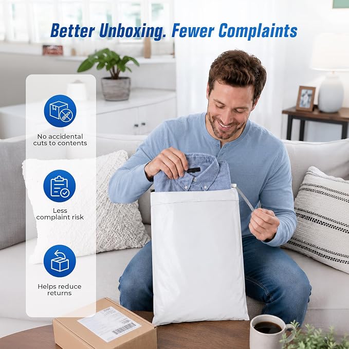 Fuxury Poly Mailers 12x15.5 100PC Shipping Bags - Image 8