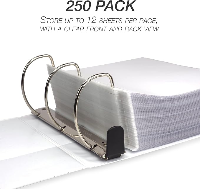 Samsill Ultra Clear Sheet Protectors, 250 Pack, 8.5x11 Inch Page Protectors - Image 9