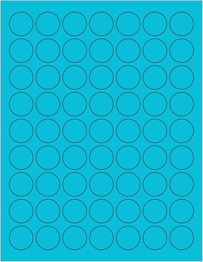 NextDayLabels - 8-1/2 x 11 Neon Color High Light Fluorescent Labels by NextDayLabels