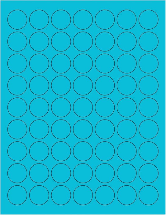 NextDayLabels - 8-1/2 x 11 Neon Color High Light Fluorescent Labels by NextDayLabels
