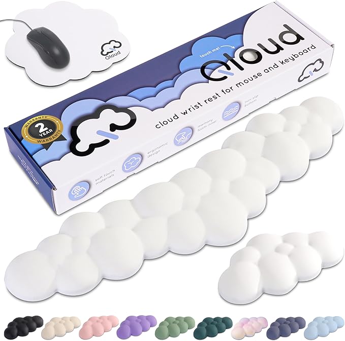 Cloud Keyboard Wrist Rest – Create-ables Qloud Cloud Wrist Rest by Create-ables