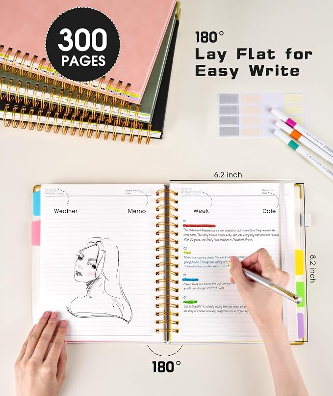 Hardcover Spiral Notebook journal - Image 3