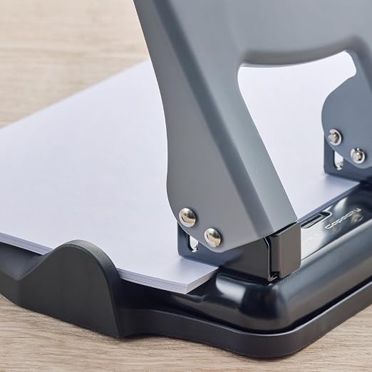 Bostitch EZ Squeeze 3 Hole Paper Punch, 40 Sheet Capacity, Heavy Duty Metal - Image 9