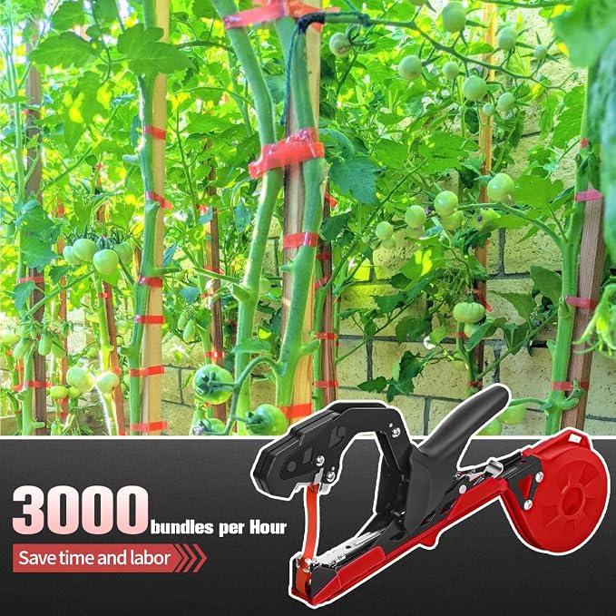 FUNTECK Professional Plant Tying Machine to Bind Tomatoes and Grapes Effortless - Image 3