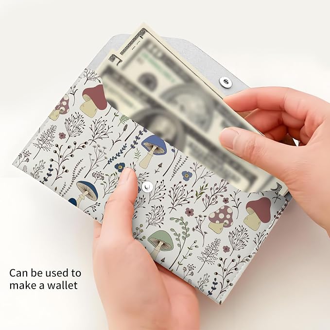 Cash Envelope Wallet Cute PU Leather Envelopes Bag - Image 4