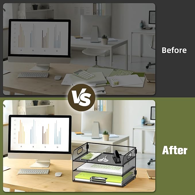 Daltrack 3-Tier Mesh Desk Organizer - Image 6