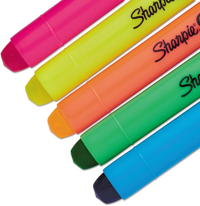 Sharpie Gel Highlighters, Smear-Resistant, Bullet Tip, Won't Dry Out - Image 4