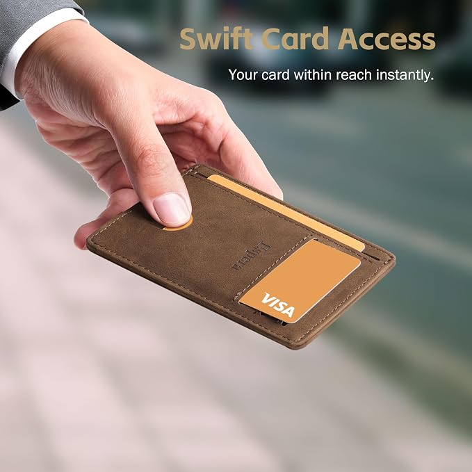 Espera Slim Minimalist Front Pocket Wallet - Image 5