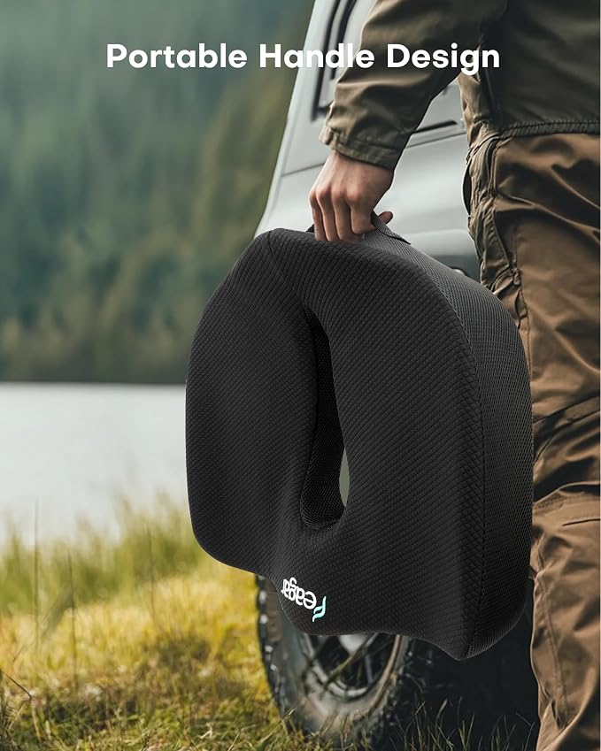 Feagar Extra Large Ergonomic Seat Cushion Memory Foam Seat Cushions - Image 6
