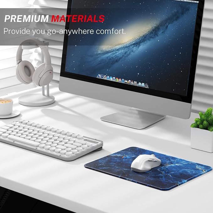 MROCO Essential Office & Gaming Mouse Pad, 8.5 x 11 Inch, Ocean Marble | - Image 6