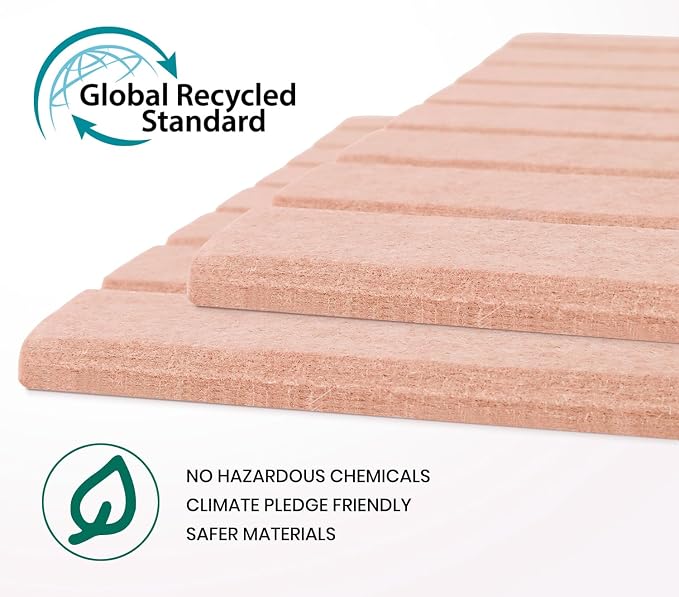 Large Cork Board Alternative 48” X 36” Felt Bulletin Board Tiles, - Image 4