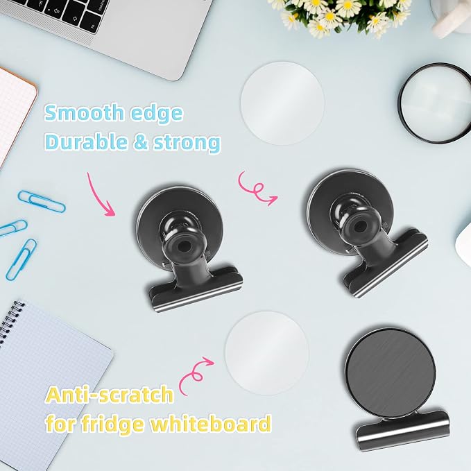 24 Pack Magnetic Clips Fridge Magnets Whiteboard Magnets, Magnet Clips - Image 5
