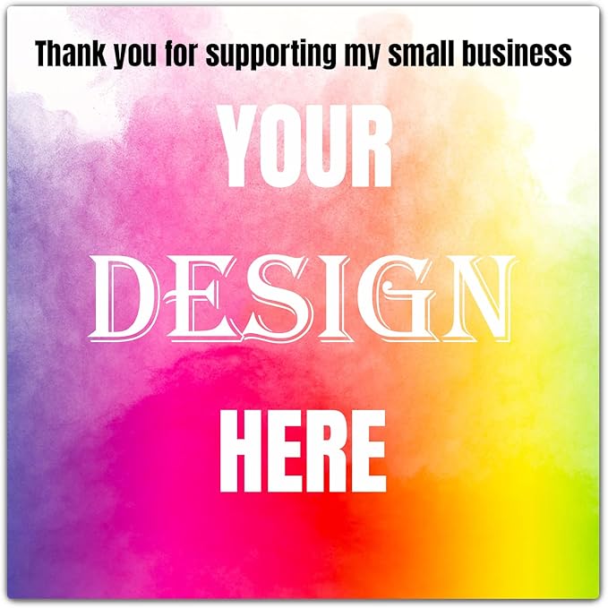 100-500 Custom Stickers Personalized Labels, Customized Stickers by LAUKIYE