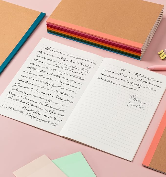 120 Pack Lined Notebook Journals Bulk, A5 College Ruled Composition Notebook - Image 6