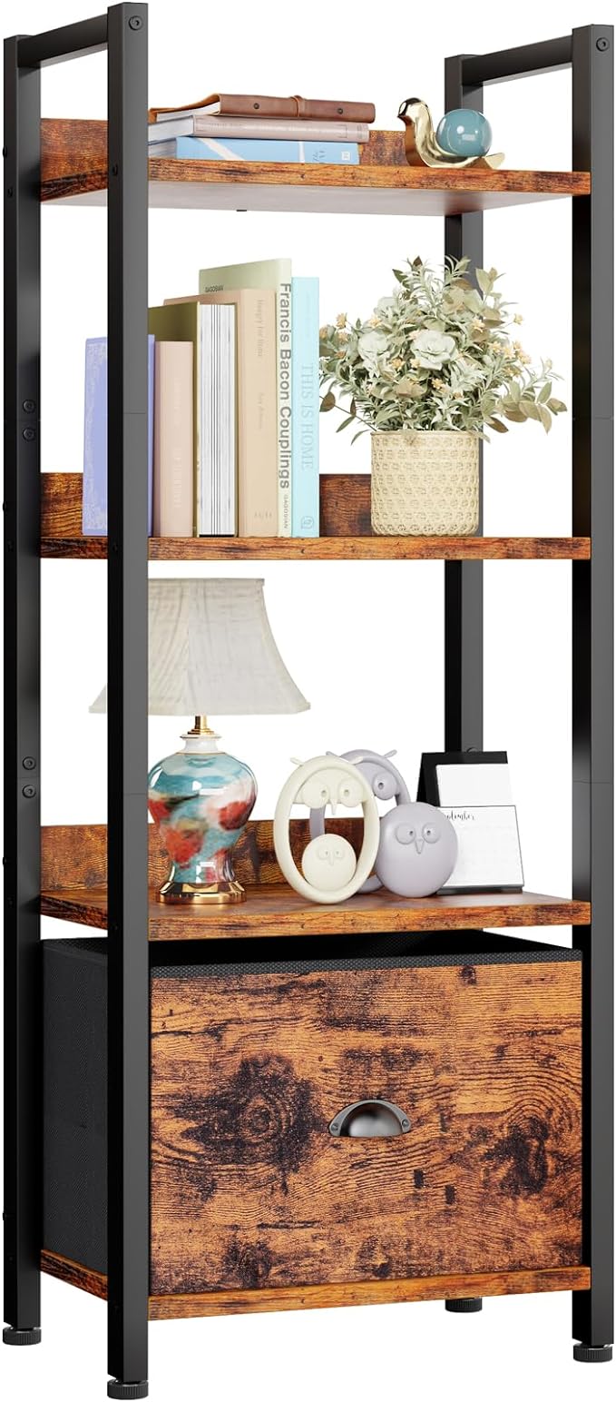 Furologee 4 Tier Bookshelf by Furologee