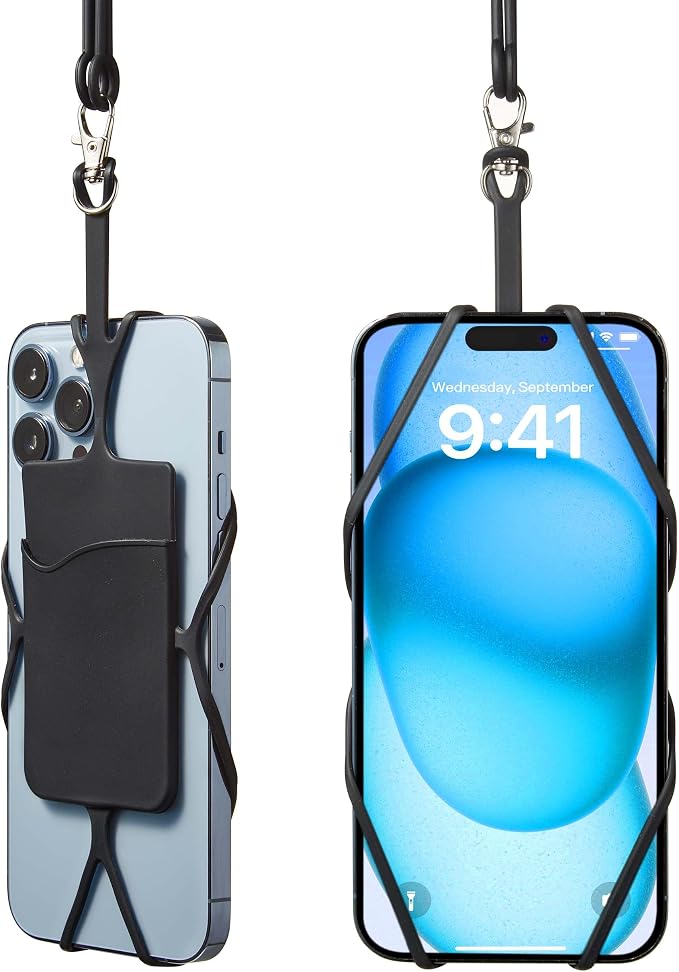Kinizuxi 2 Packs Cell Phone Lanyard Crossbody Adjustable Neck Phone Holder by Kinizuxi