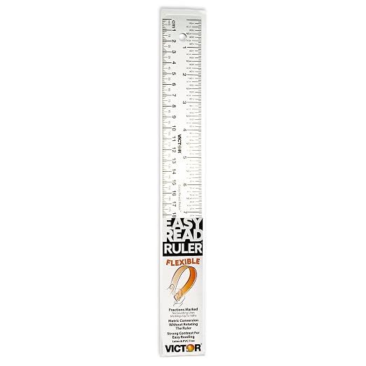 12 Inch Easy Read Ruler, Shatterproof - Image 2