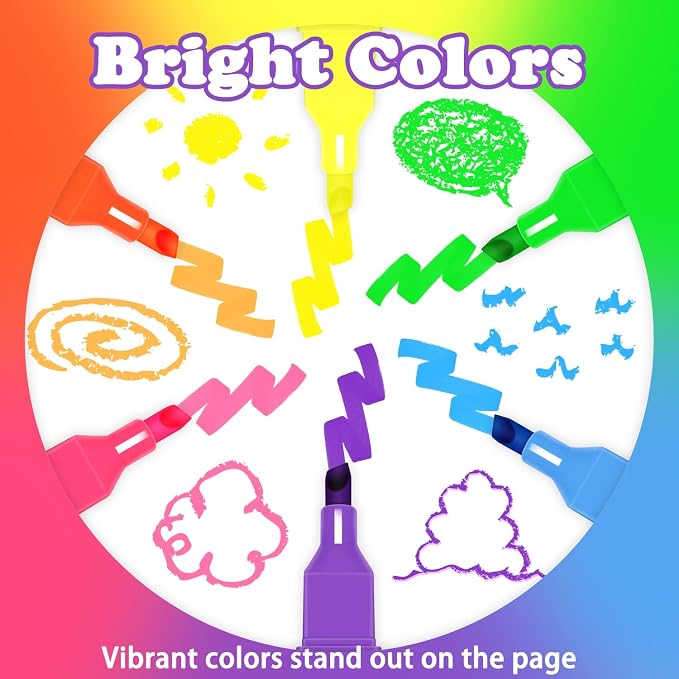 Piochoo Highlighters, Chisel Tip Book Highlighter - Image 2