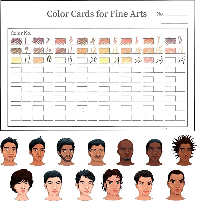 Skin Tone Gel Pens for Coloring Book,72 Color Gel Pens Set including 24 Color Gel Pen with 48 Refills,40% More Ink Colored Gel Pens for Drawing, Doodling, Scrapbook, Journaling-DeskLoop Office