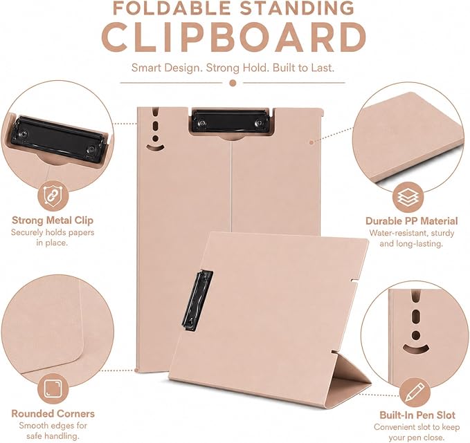 Free Standing Clipboard Foldable and Desktop Document Stand - Image 3