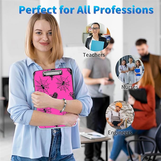 Clipboard with Storage, 8.5x11 High Capacity Nursing Clipboards with Pen Holder - Image 3