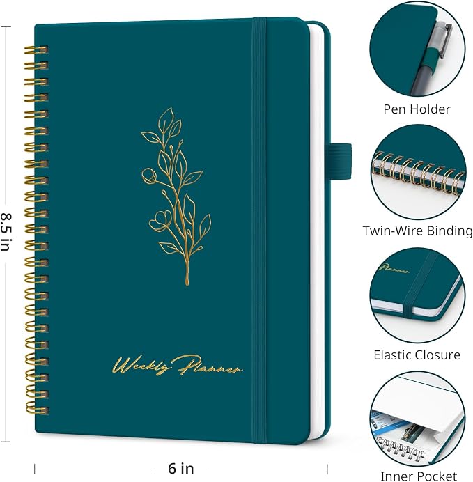 Taja Undated Weekly Planner, Weekly To Do List Notebook - Image 6