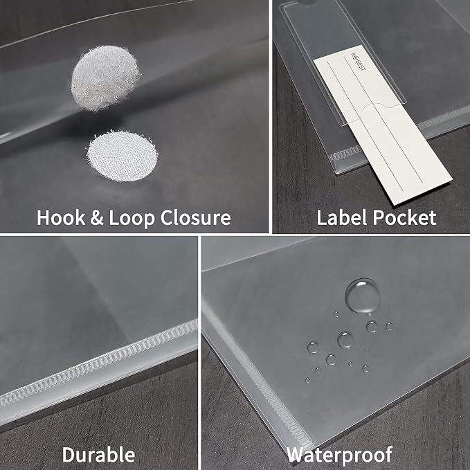 A5 Plastic Clear Envelopes Folder - Image 5