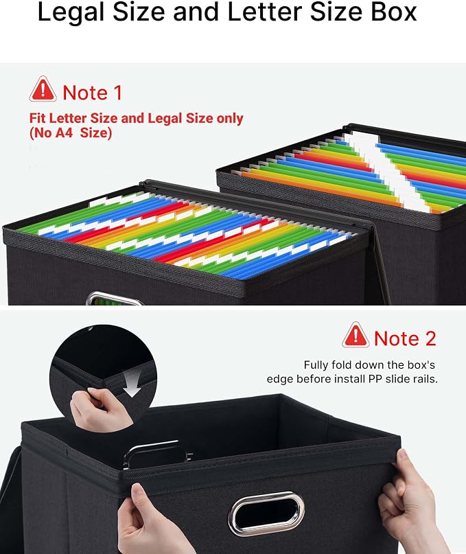 Oterri 1 Pack Large File Organizer Boxes - Image 5