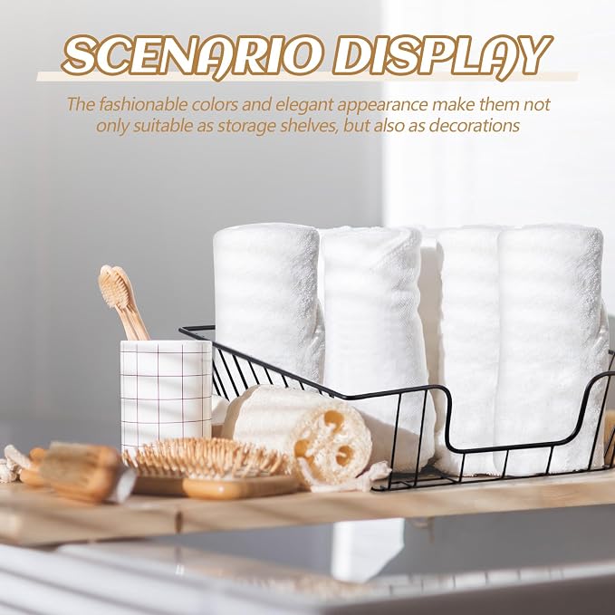 Yeaqee 3 Pcs Letter Tray Wire Paper Trays Stackable File Desk Organizer Metal - Image 5
