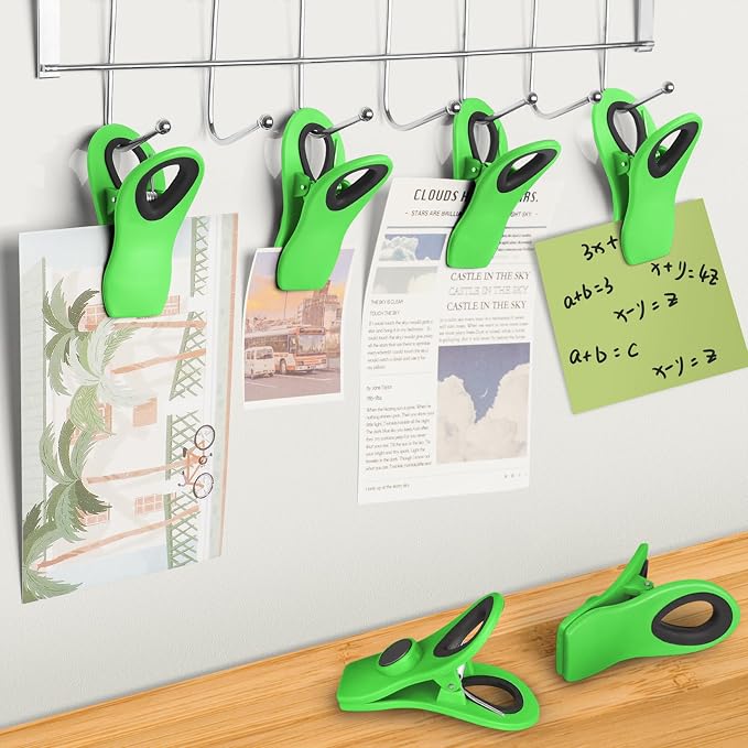 12 Pack Chip Clips, Bag Clips for Food, Magnetic Sealers for Chips and Other - Image 9