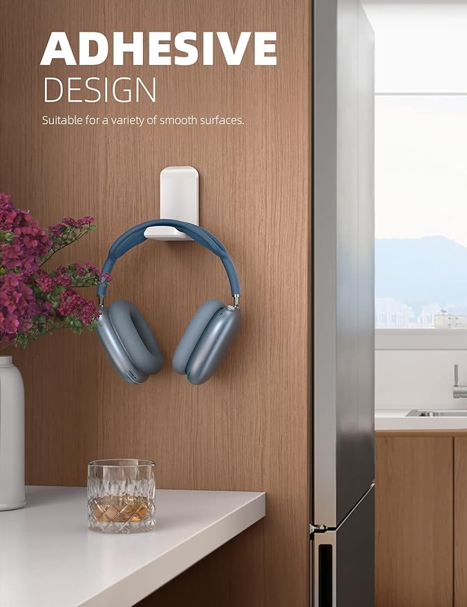 Lamicall Headphone Stand, Sticky Headset Hanger - Image 3