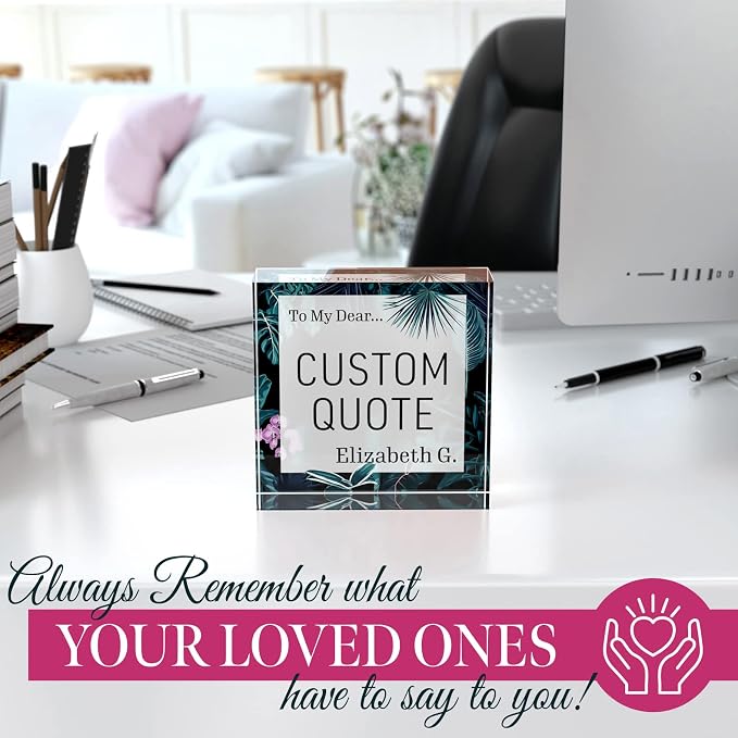 Custom Acrylic Sign Personalized, Custom Desk Name Plate, 18 Styles, - Image 5