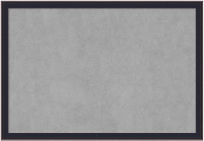 Amanti Art Black Framed Magnetic Board 27x39 Large Vision Board by AmantiArt