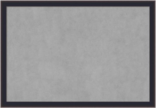 Amanti Art Black Framed Magnetic Board 27x39 Large Vision Board by AmantiArt