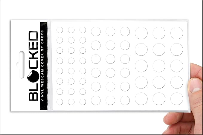 The Original Vinyl Webcam Cover Stickers | Restickable & Stackable Privacy by MyCamShield