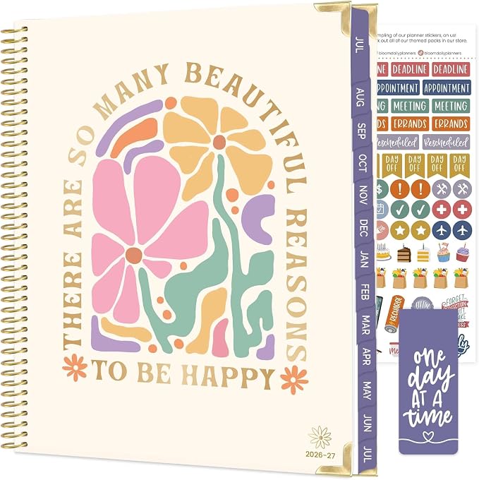 bloom daily planners HARDCOVER Planner 2026-2027 Academic Year by bloomdailyplanners