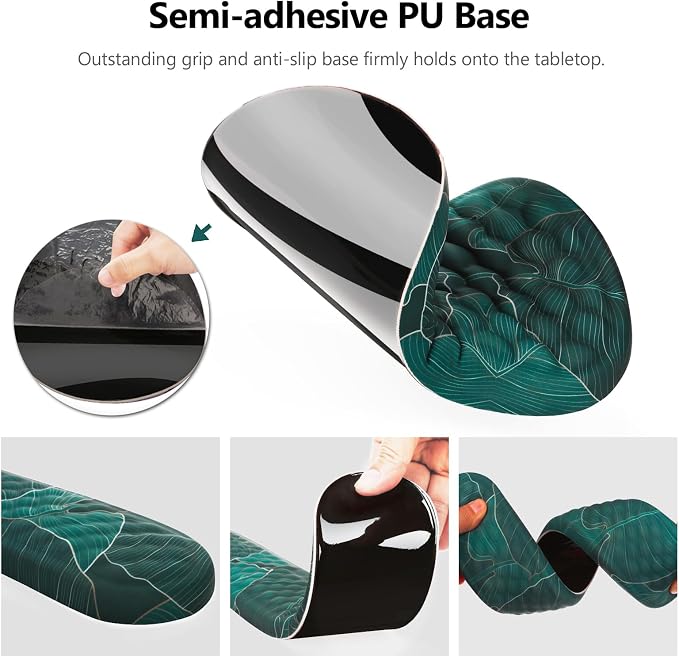 Ergonomic Mouse Pad with Wrist Support and Keyboard Wrist Rest Set | Memory - Image 4
