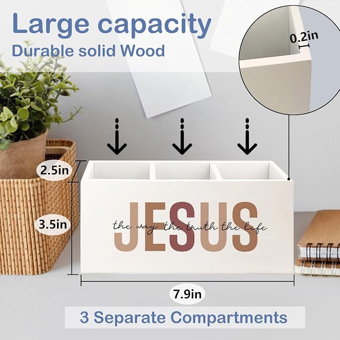 SNNDER Retro Christian Pen Holder - Image 2