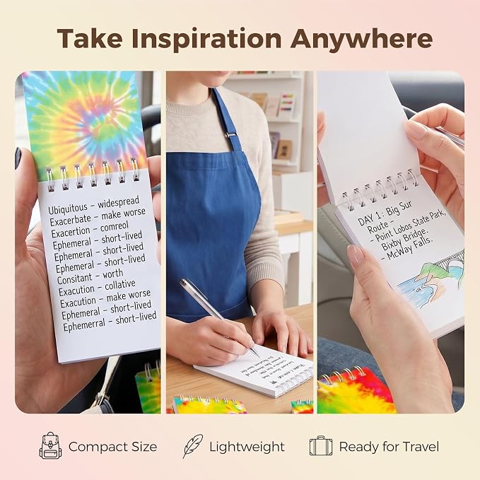 Koogel 24PCS Small Spiral Notebook, Blank Mini Pocket Journal Notebook - Image 5