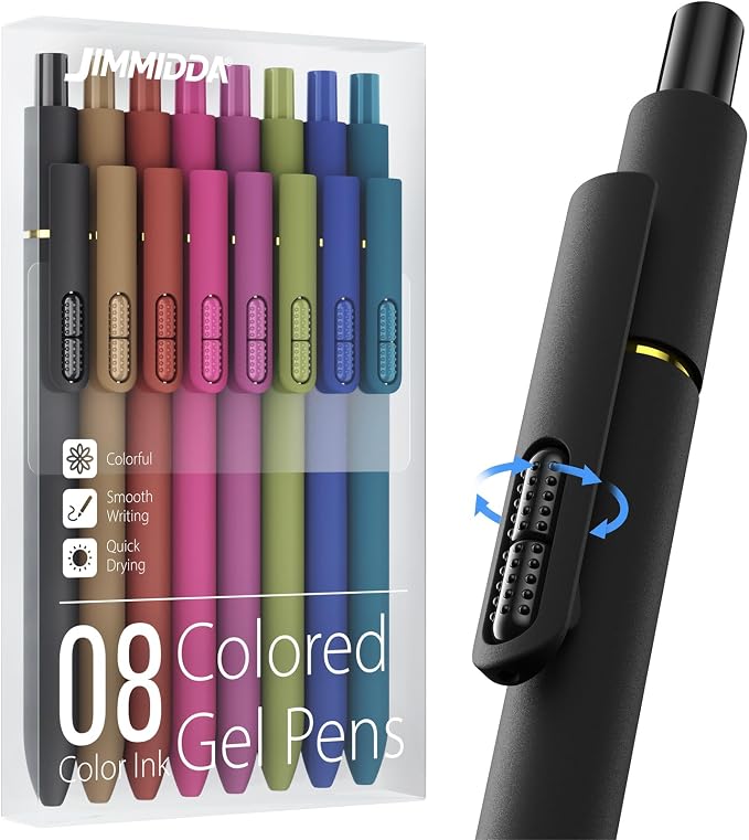 Colorful Gel Pens by JIMMIDDA