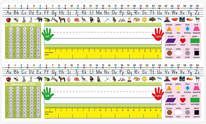 Fancy Land Traditional Manuscript Nameplates Self Adhesive Primary Students - Image 3