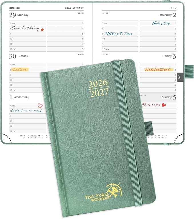 POPRUN 2026-2027 Academic Small Weekly Planner, July 2026 to June 2027 by POPRUN